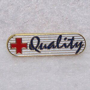 Red Cross "Quality" Lapel Pin